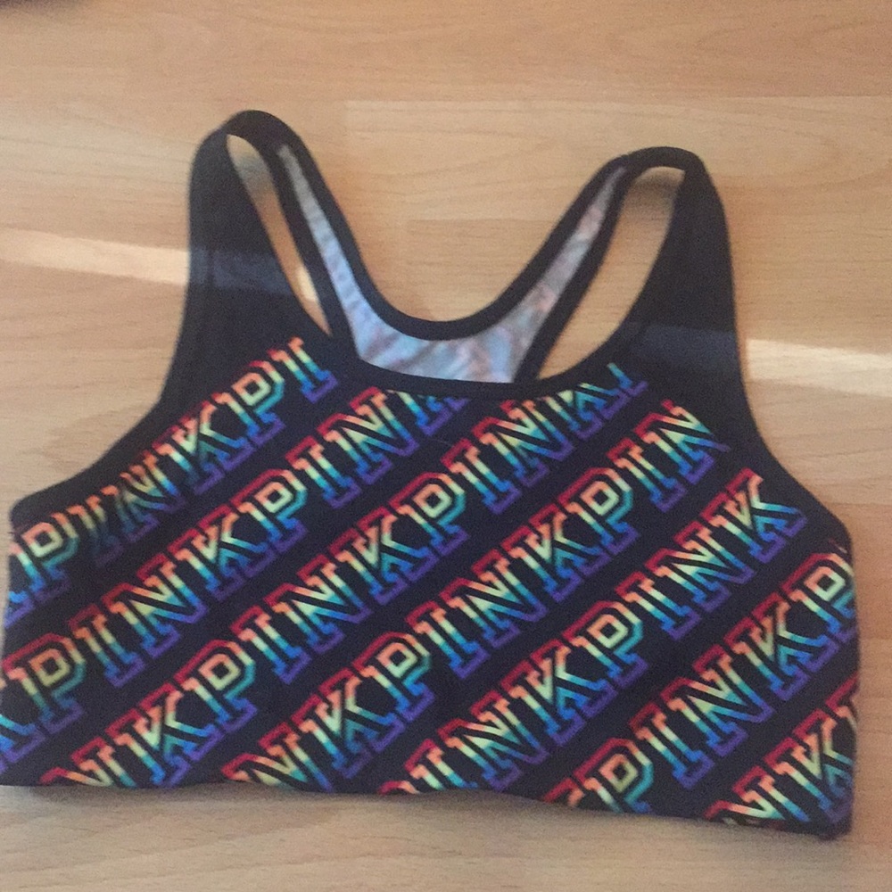 Rainbow Sports Bra by Victoria’s Secret Pink